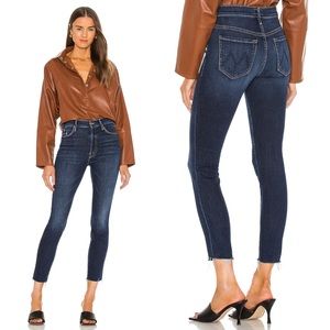 MOTHER The Stunner Ankle Fray Teaming Up Jeans